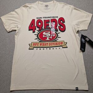 NWT 47 Brand Tee Mens Medium San Francisco 49ers Vintage Hype Shirt
